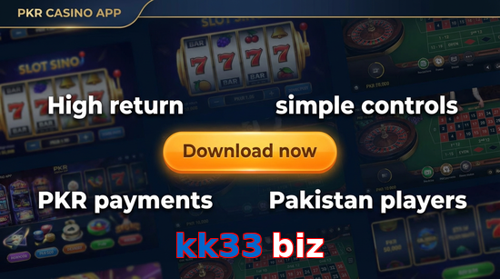 Main screen of Kk33 Biz gamedownload page for PK players