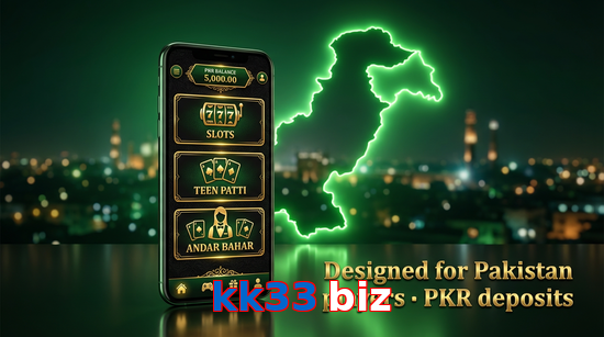 Main screen of Kk33 Biz pk page for PK players